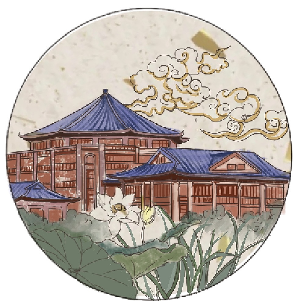 中国风建筑贴纸