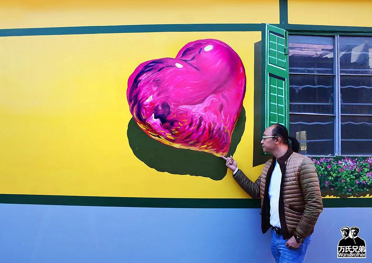 巨幅3d画《平洲站》| 万氏兄弟出品