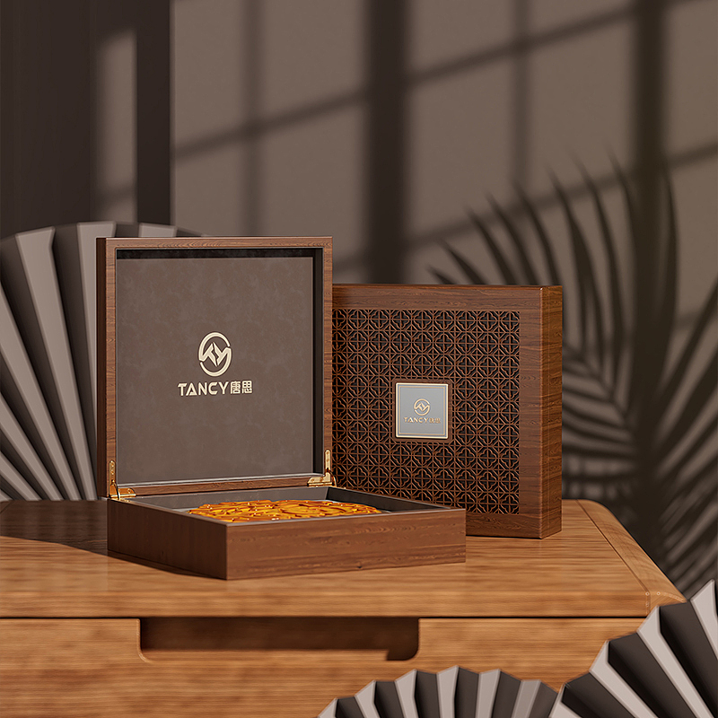 定制高档中秋月饼镂空包装礼盒