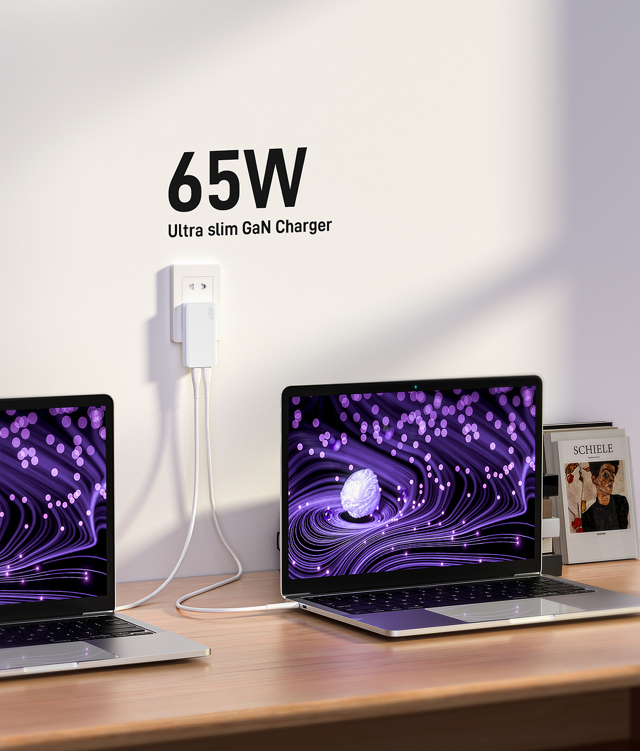 C4D产品渲染 | GaN氮化镓充电器-工作输出