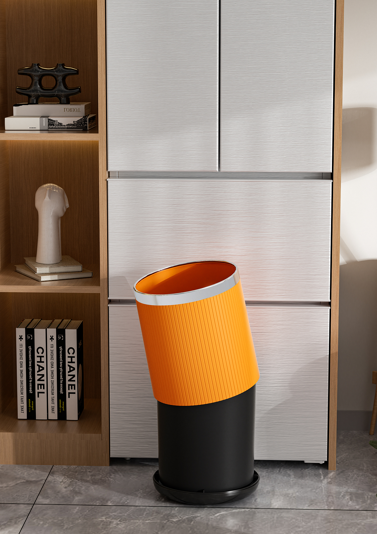 简欧｜垃圾桶产品外观创新设计