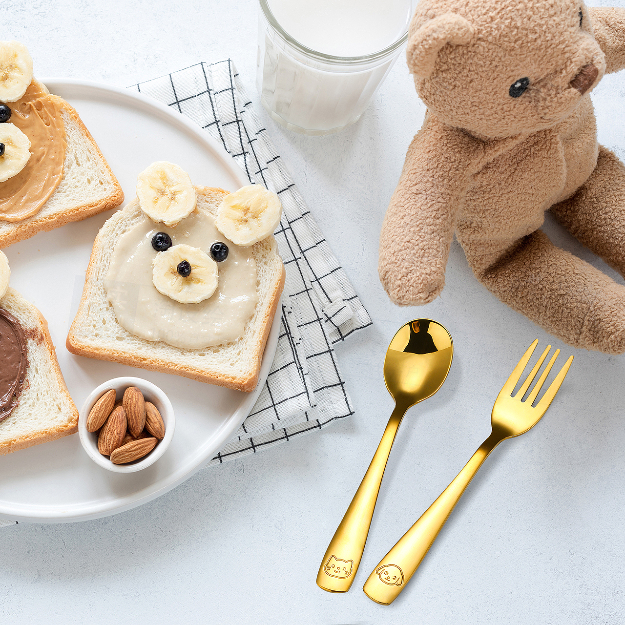 亚马逊不锈钢刀叉餐具产品图片拍摄精修主图A+排版设计（图ZMzYwMTUwODI4） - 电商 - 站酷设计师广州万物文化原创素材 - 站酷ZCOOL