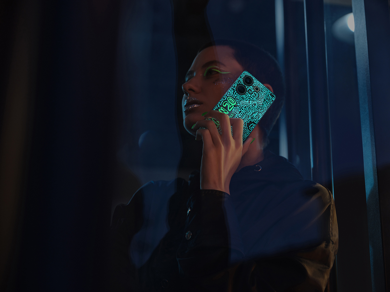 CAMON X Mr.Doodle 原图和成片 Night（图ZMzQ2ODcxNTg0） - 人像摄影 - 站酷设计师摄影师张开原创素材 - 站酷ZCOOL