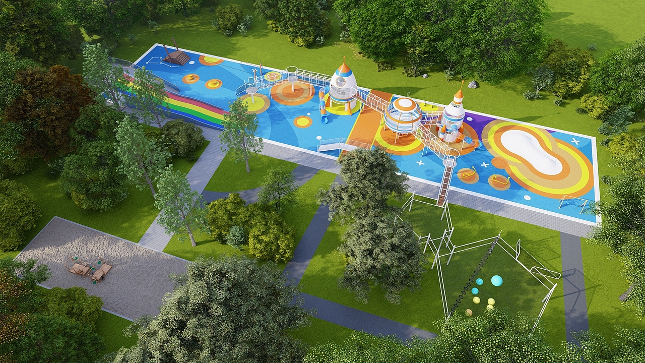 建德双江欢乐世界儿童乐园（图ZMzQ2NzI3ODI4） - 景观设计 - 站酷设计师坏闹闹原创素材 - 站酷ZCOOL