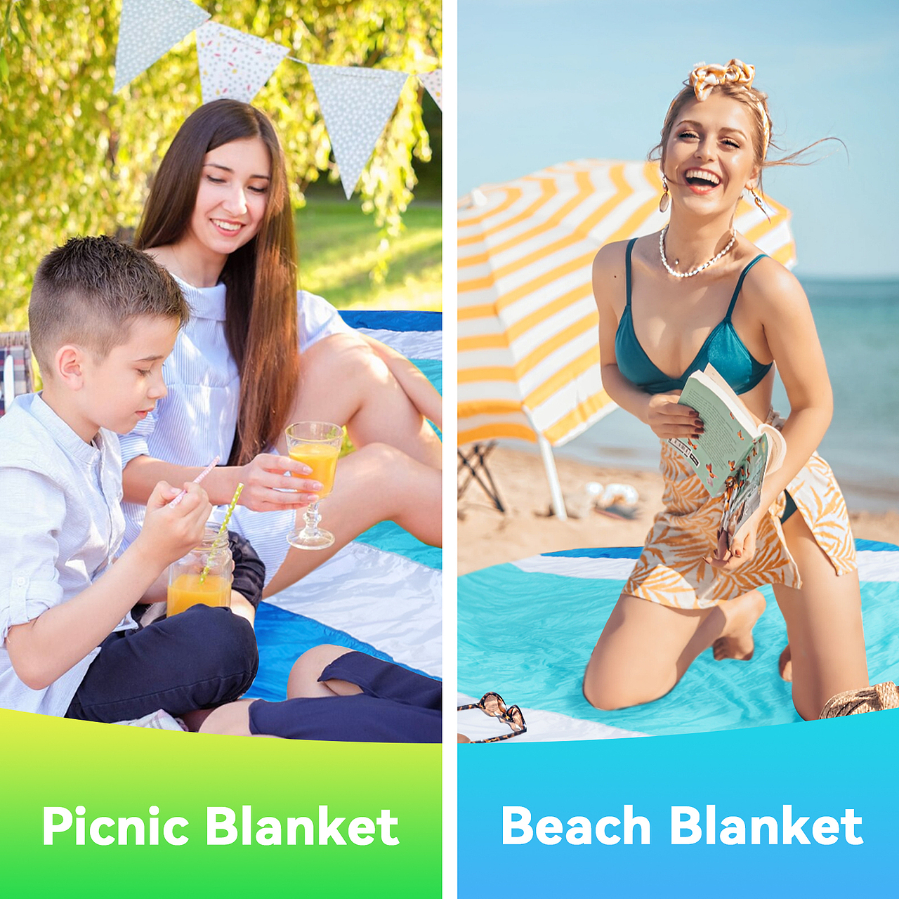 亚马逊图片排版——沙滩垫