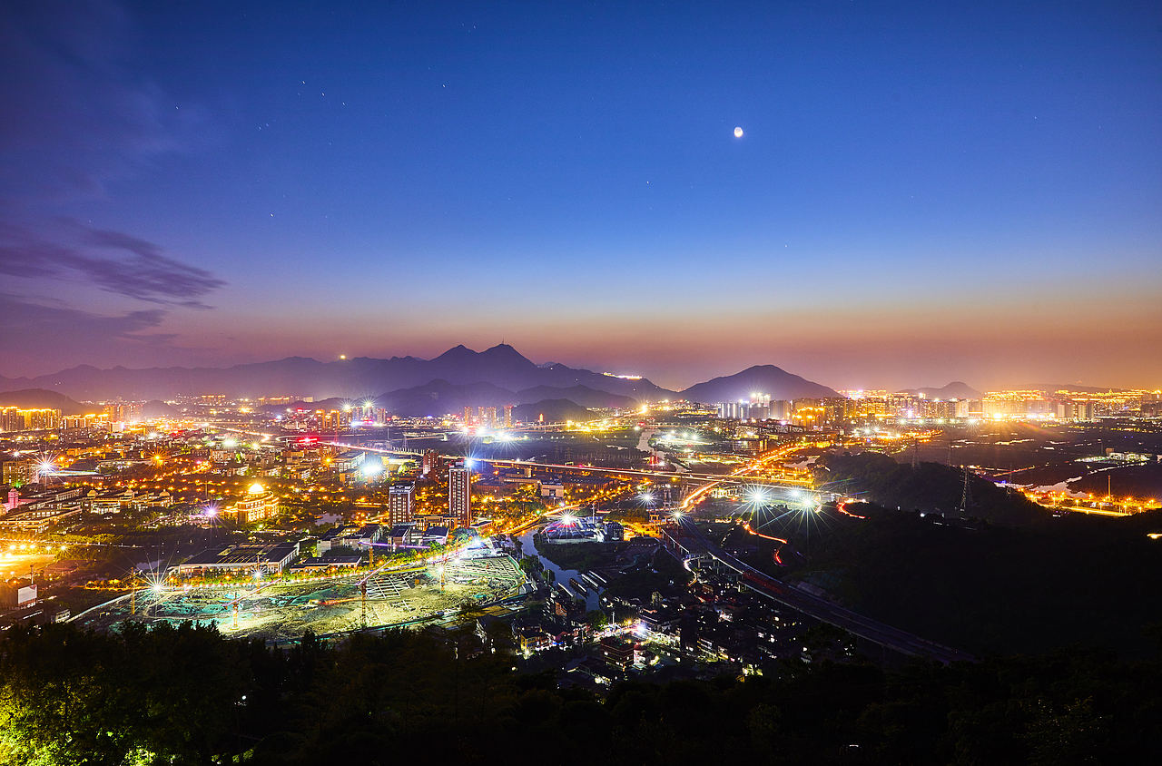 傍晚日落后的日转夜延时摄影（图ZMjk5OTkwODY4） - 栏目片头 - 站酷设计师禹之66原创素材 - 站酷ZCOOL
