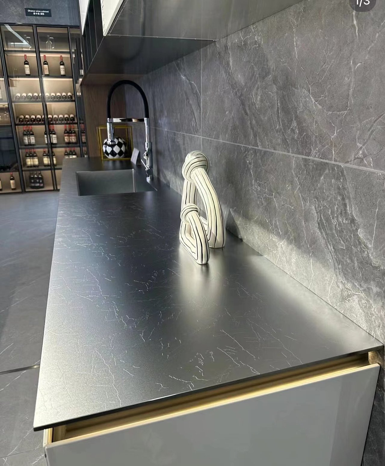 不锈钢实心台面