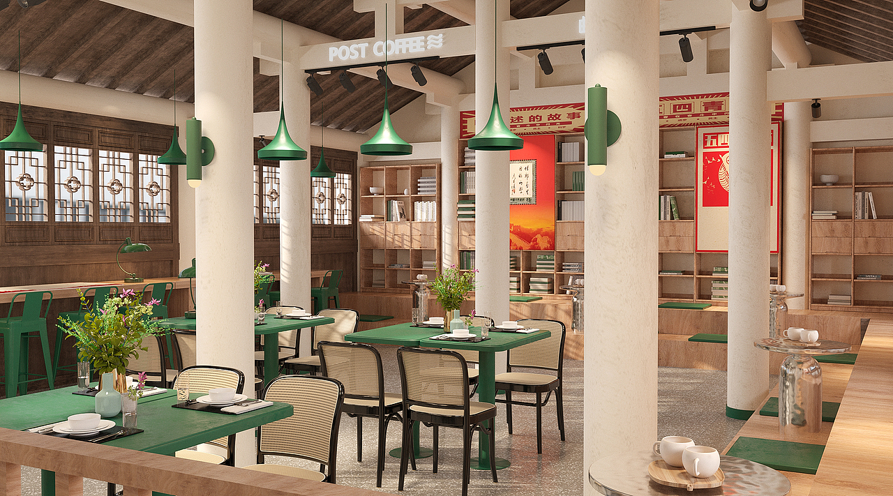 中国邮政 陈望道故居 爱国主义教育基地（图ZMzAxNTE4MTQ4） - 商业空间设计 - 站酷设计师WOOFWANG原创素材 - 站酷ZCOOL