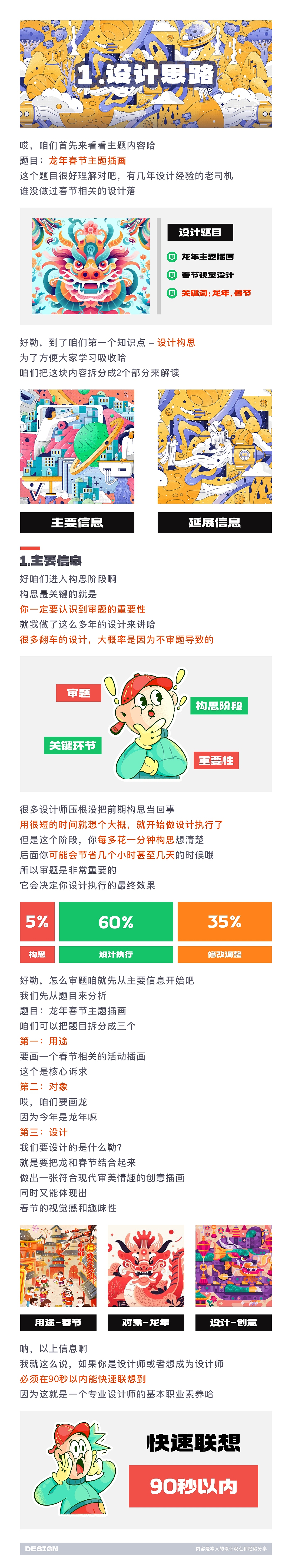 SA聊设计: 构成之春节绘条龙，龘吉龘利~【P16】（图ZMzU4NDc3NTA4） - 图案 - 站酷设计师SA九五二七原创素材 - 站酷ZCOOL