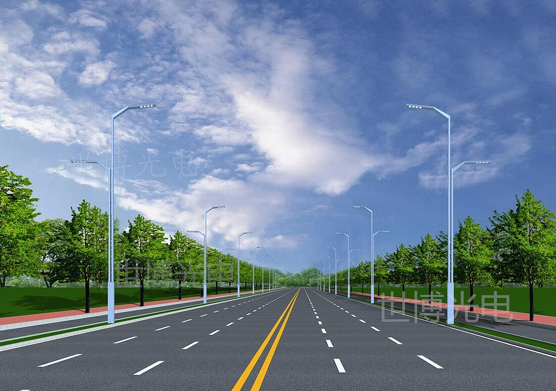 10米高低双臂路灯LED市电8米高低臂路灯简约单臂路灯厂（图ZMzA1NDg3MTA0） - 环境/建筑摄影 - 站酷设计师世博光电景观灯原创素材 - 站酷ZCOOL