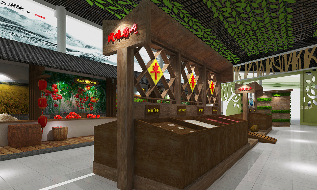 展示云 | 农耕博物馆（图ZMzA0Mzk4MjYw） - 建筑设计 - 站酷设计师展示云空间设计原创素材 - 站酷ZCOOL