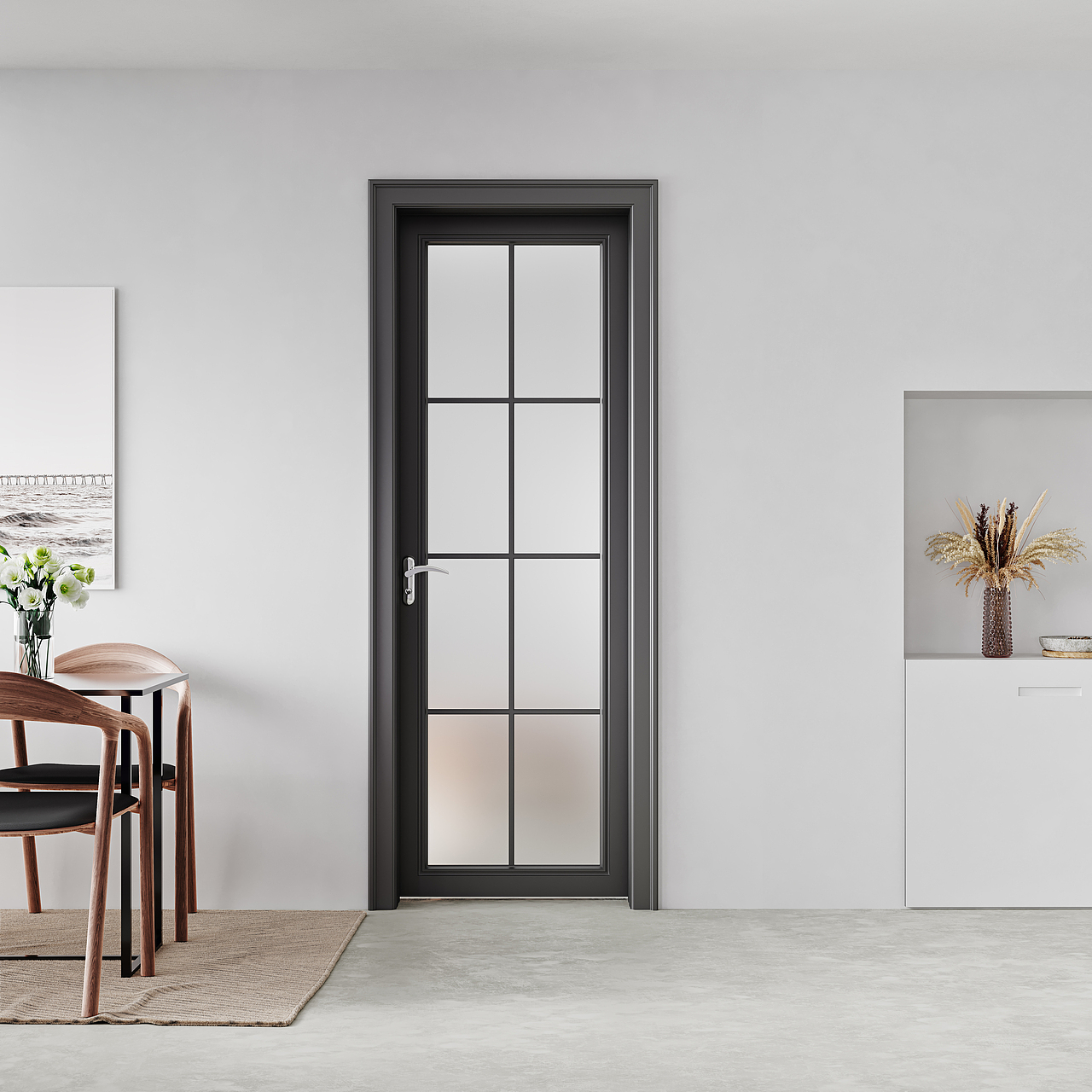 现代门窗效果图