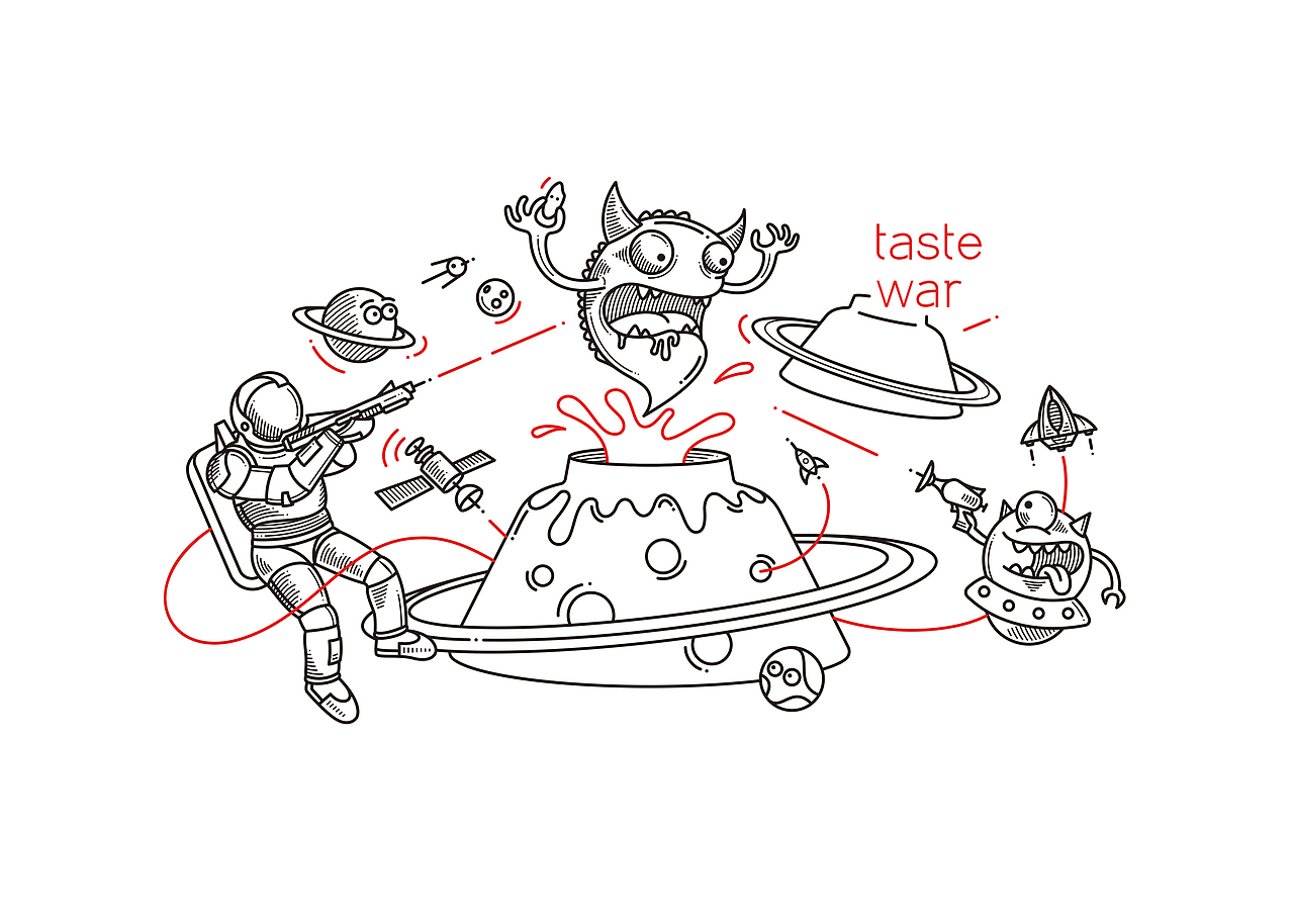 Graphic Line * 捕捉人与食物之间的期待（图ZMzQxNDE0MDI4） - 品牌 - 站酷设计师zhanghan張晗原创素材 - 站酷ZCOOL