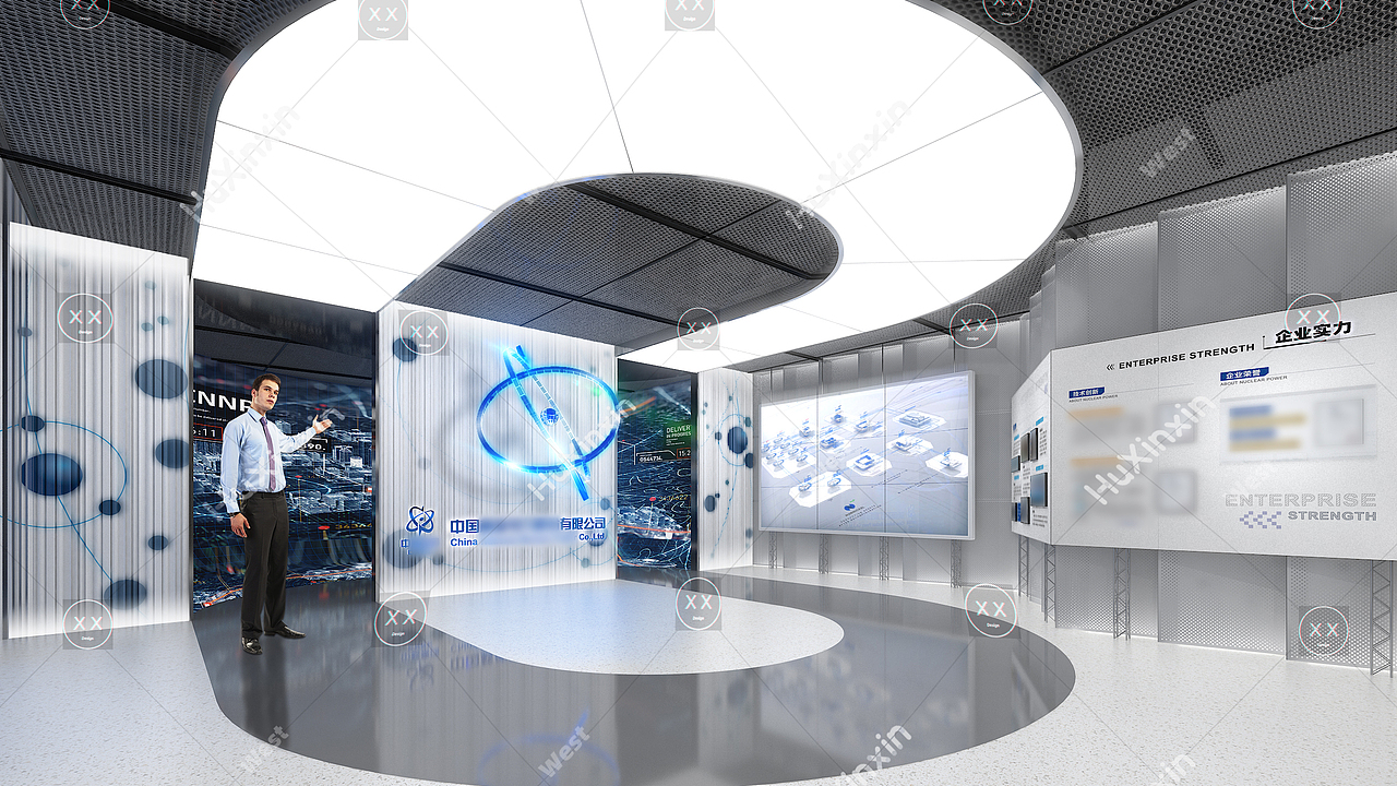 中国核电北京企业展厅（图ZMzIyODk3OTQw） - 展陈设计 - 站酷设计师w1st原创素材 - 站酷ZCOOL