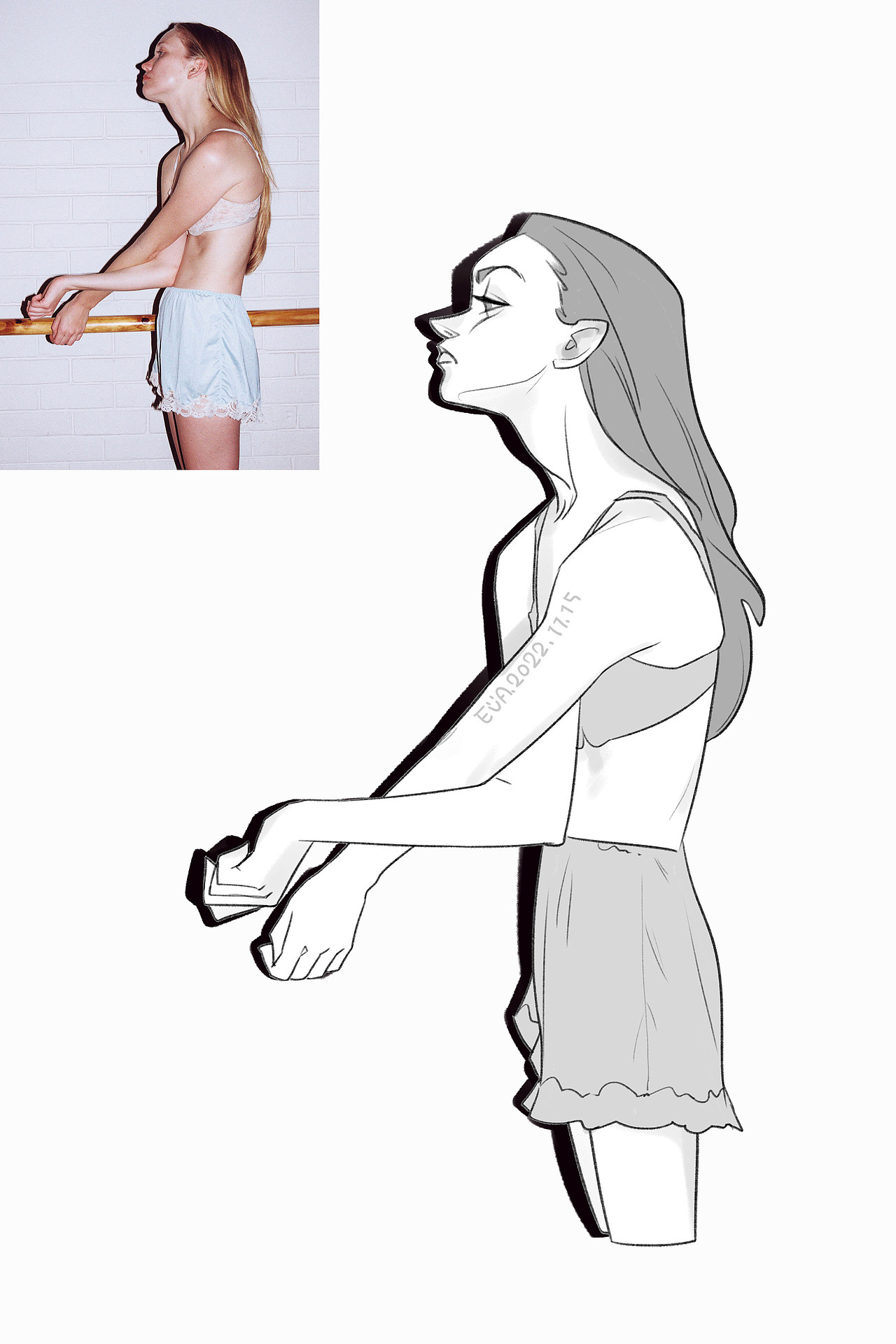 照片转欧美风卡通人物-8（图ZMzIyODk4MjM2） - 艺术插画 - 站酷设计师Evaliu0726原创素材 - 站酷ZCOOL