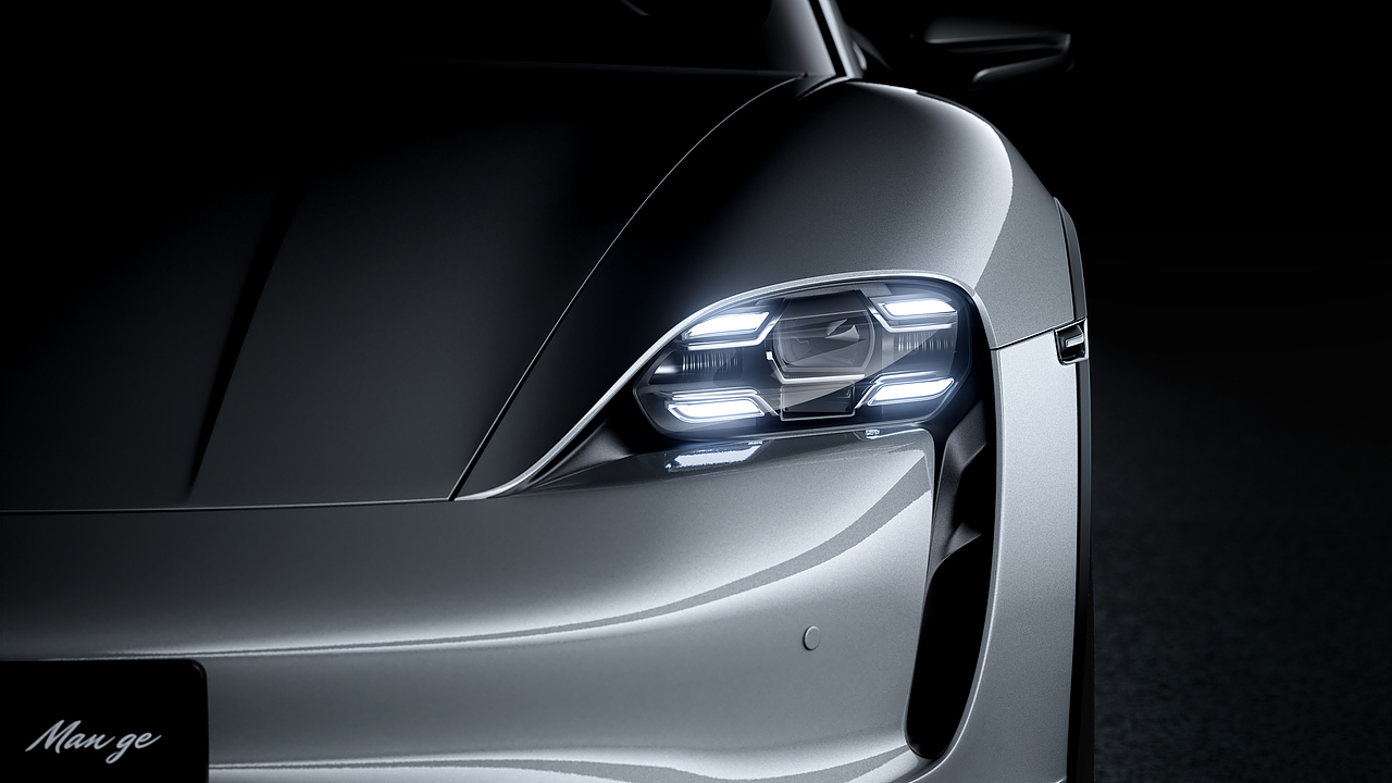 Porsche Taycan Cross Turismo CGi—RedShift