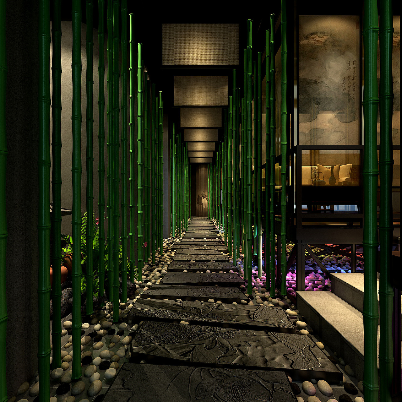 商业空间设计——阐述禅意茶楼的清欢之美！