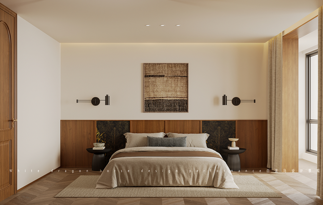 原木风——白龙马效果