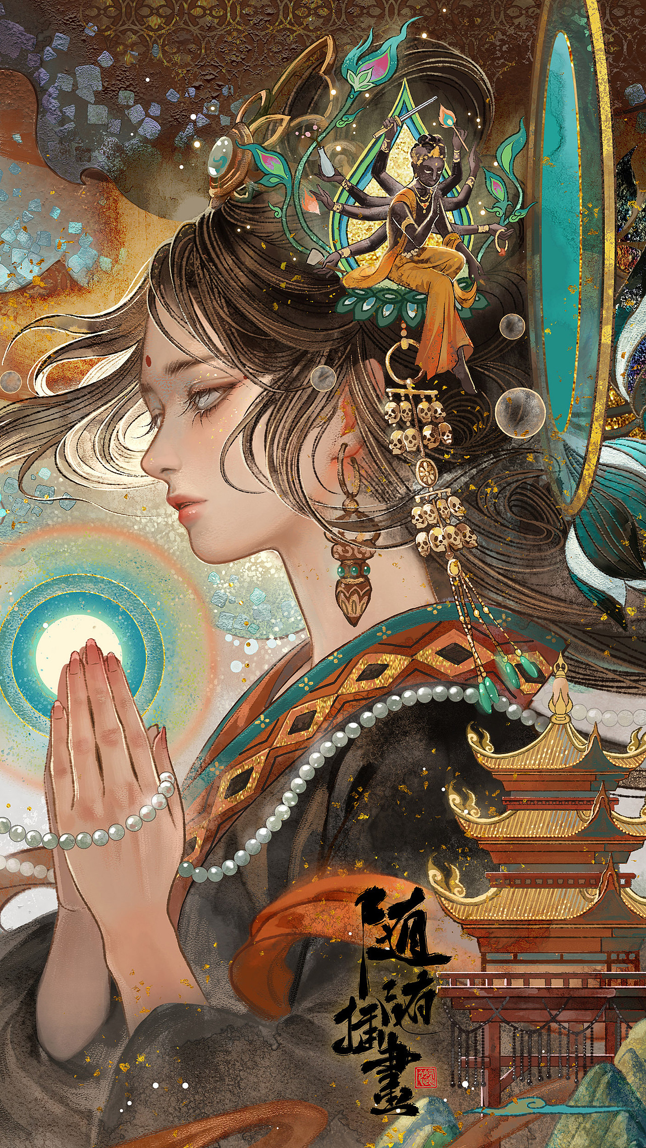 红尘幻影（图ZMzQ5MzA1NTcy） - 艺术插画 - 站酷设计师养猫画画的随随原创素材 - 站酷ZCOOL