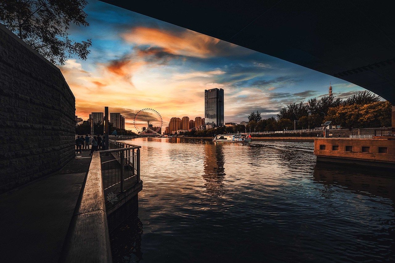 天津夜景 历史与现代融合的城市（图ZMzMwOTA5MTky） - 人文/纪实摄影 - 站酷设计师北武原创素材 - 站酷ZCOOL