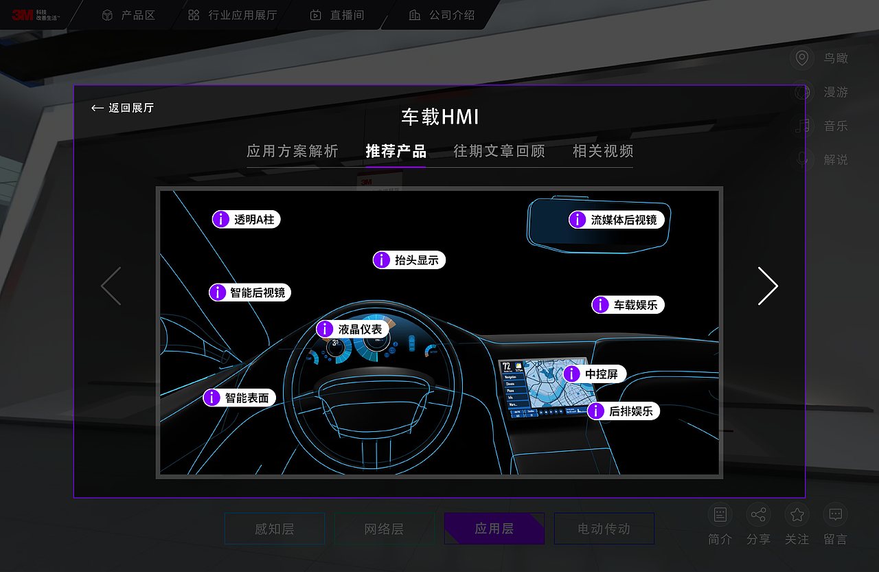 3M汽车未来座舱-PC端