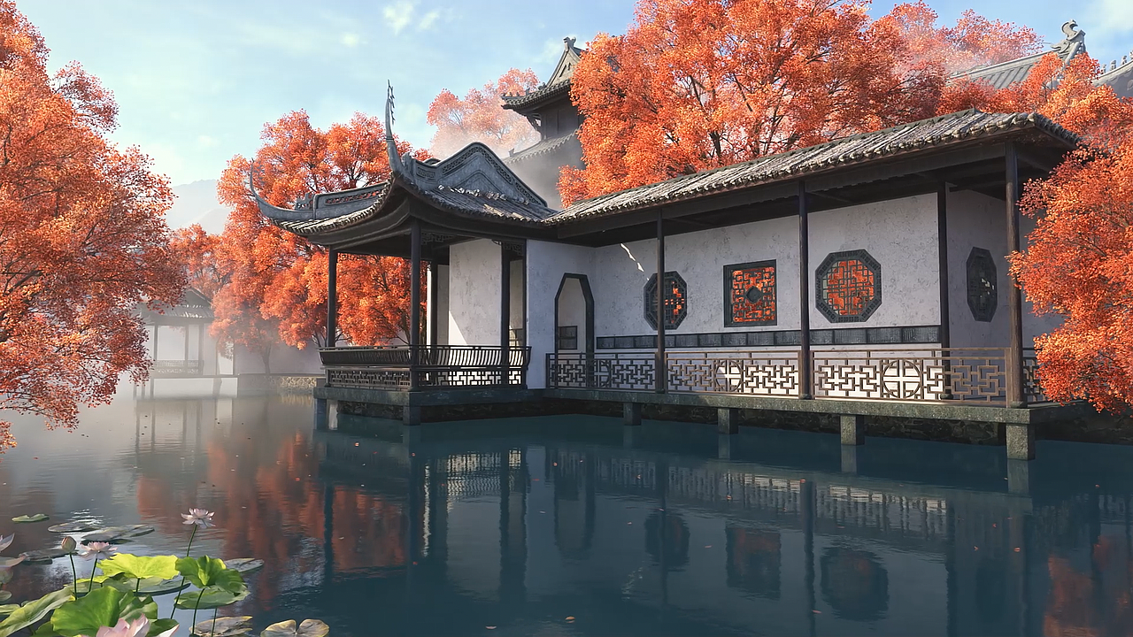 国风三维cg毕业短片——《琳琅》