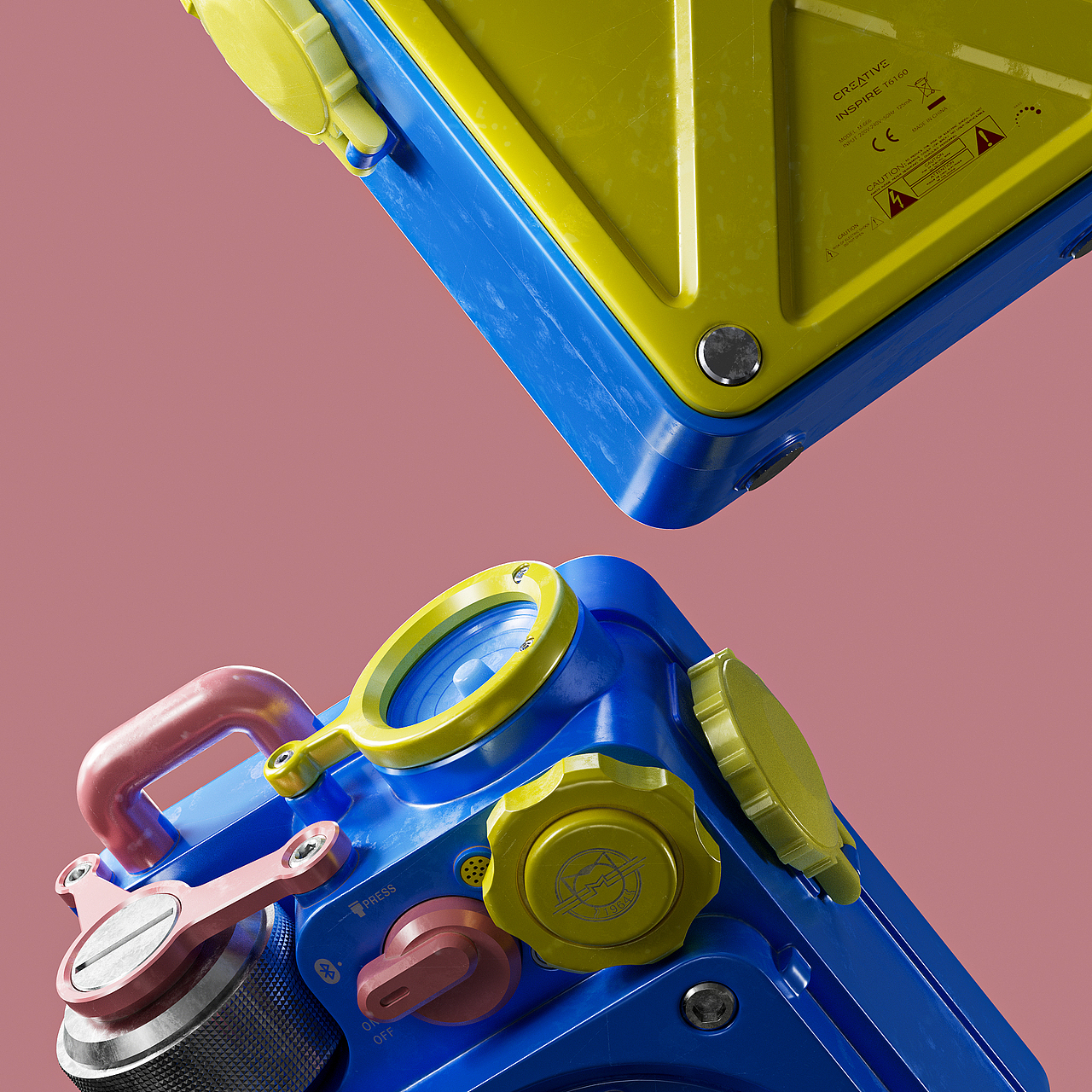 產(chǎn)品渲染丨無人機(jī)/音響（圖ZMzE1NDc1ODcy） - 產(chǎn)品 - 站酷設(shè)計(jì)師設(shè)計(jì)師灬隨心原創(chuàng)素材 - 站酷ZCOOL