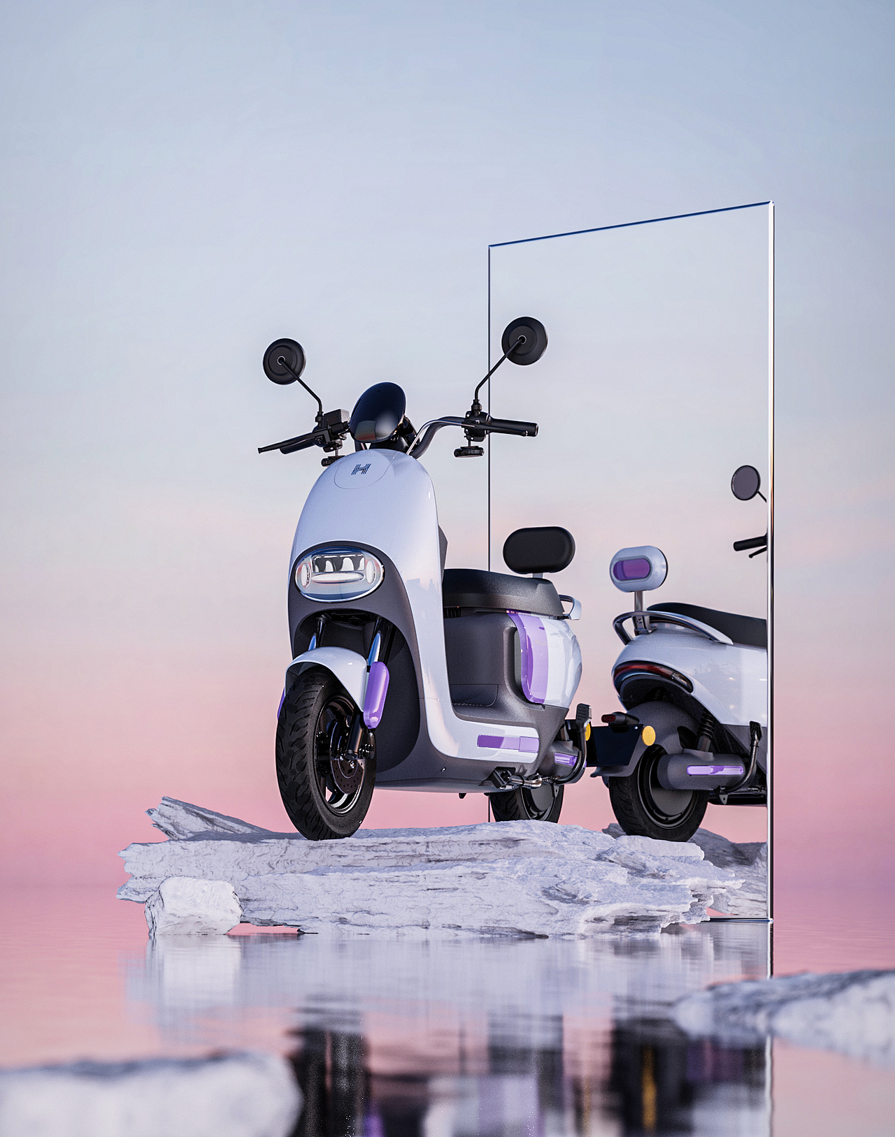 一些电动车/电瓶车场景渲染合集（图ZMzE0MDk2ODky） - 产品 - 站酷设计师Jeremy_楽悟路原创素材 - 站酷ZCOOL