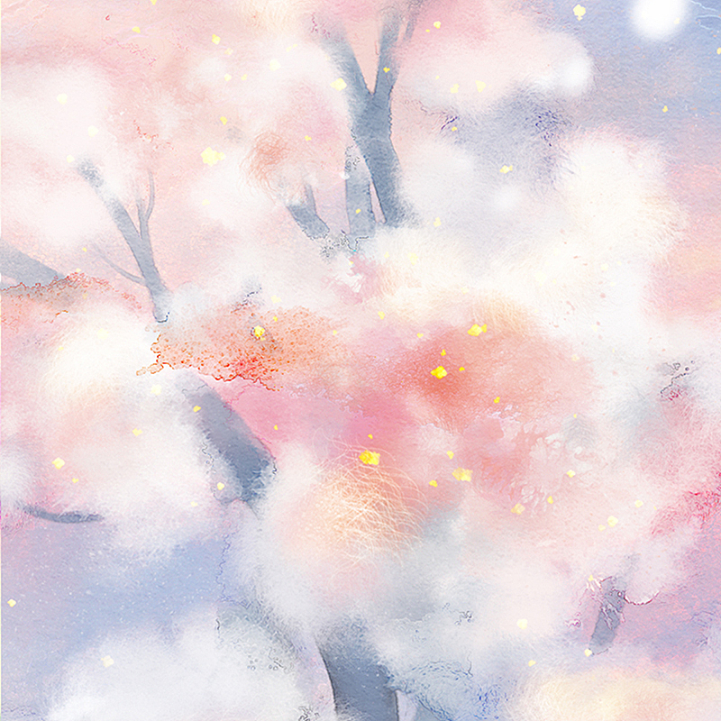 蓬松的飘雪（图ZMzI0OTgyNzgw） - 艺术插画 - 站酷设计师Lia_竹里原创素材 - 站酷ZCOOL