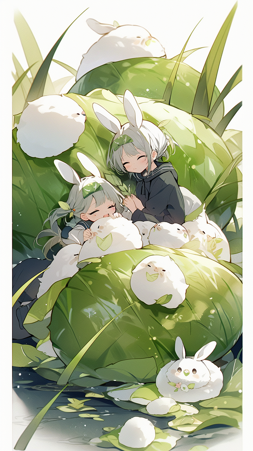 青团童趣——清明节水彩画集