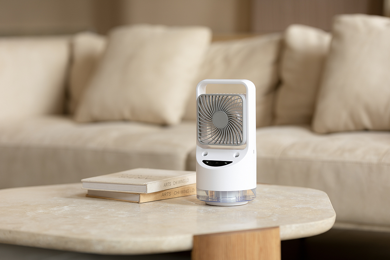 品牌案例丨维特世嘉水立方加湿风扇（图ZMzA3MTE4MDky） - 产品摄影 - 站酷设计师白底图原创素材 - 站酷ZCOOL