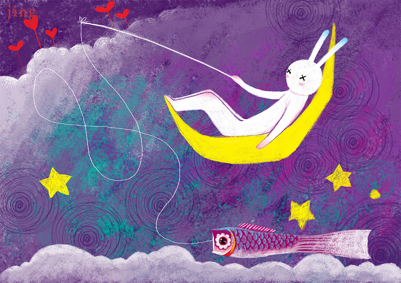 兔年插画合集 60幅艾玩兔横版壁纸插画（图ZMzEzNDI0Mzcy） - 儿童插画 - 站酷设计师画儿晴天原创素材 - 站酷ZCOOL