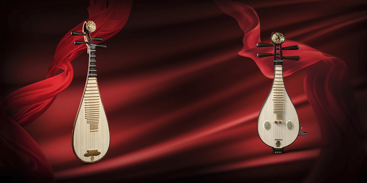 敦煌乐器新品拍摄