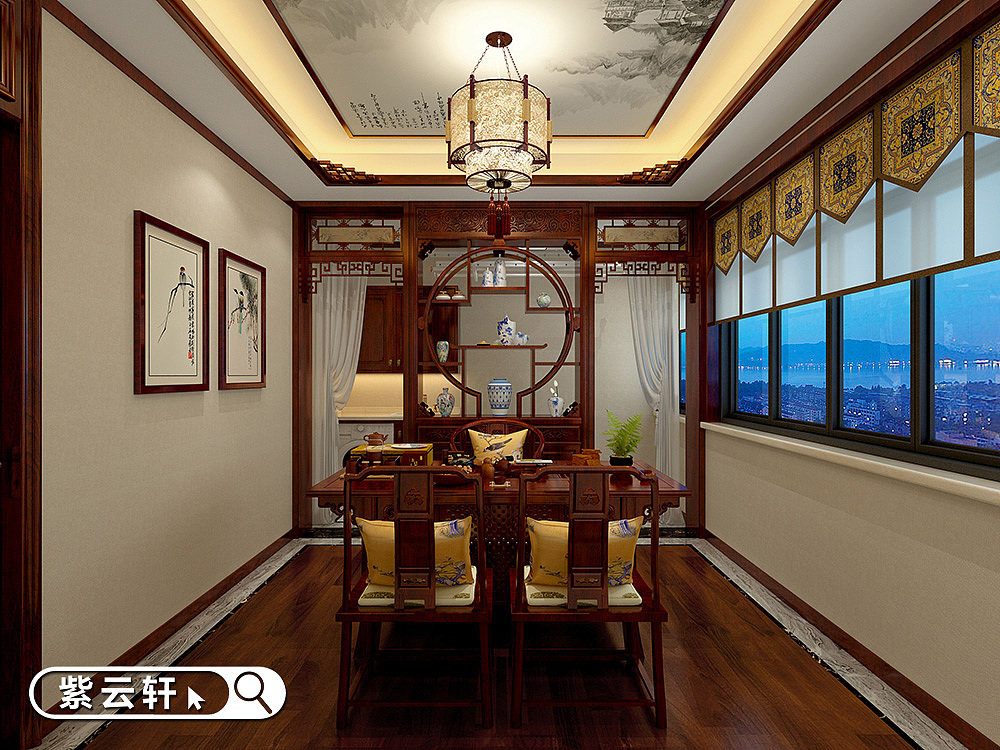 茶室中式装修设计