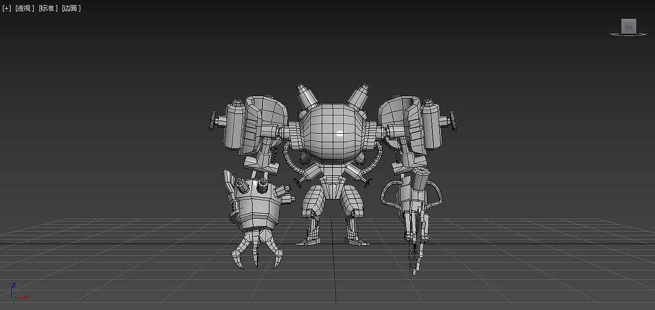 3dmax机器人模型制作流程