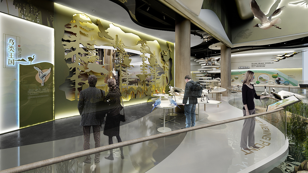 丹顶鹤生态博物馆(附模型下载ID)