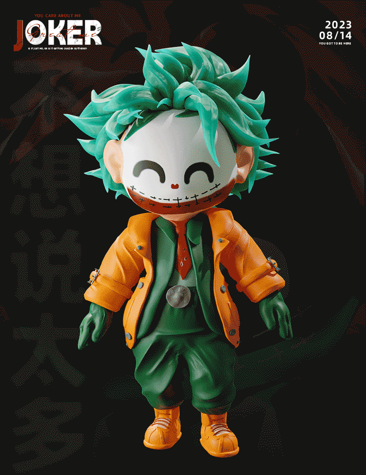 Blender:Joker-（自学建模）（图ZMzYxNTEzMDky） - 人物/生物 - 站酷设计师不想说太多原创素材 - 站酷ZCOOL