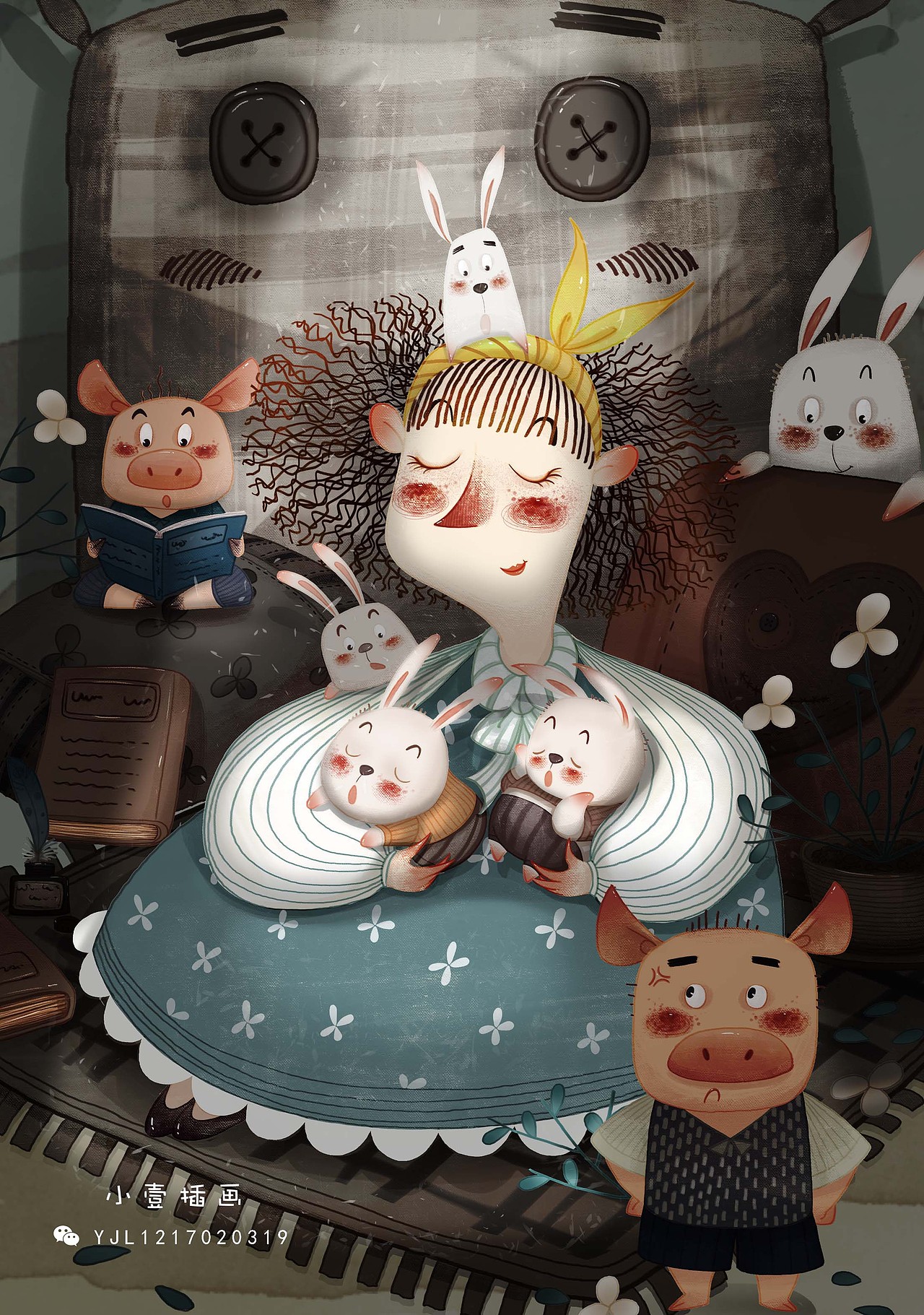 2023年前的总结（图ZMzQzOTAyODU2） - 绘本 - 站酷设计师小壹插画原创素材 - 站酷ZCOOL