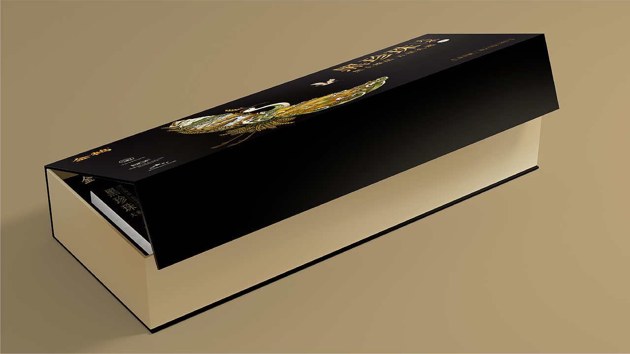 金鹤黑珍珠大米包装设计（图ZMzQxNTAzOTUy） - 包装 - 站酷设计师木子的向往原创素材 - 站酷ZCOOL