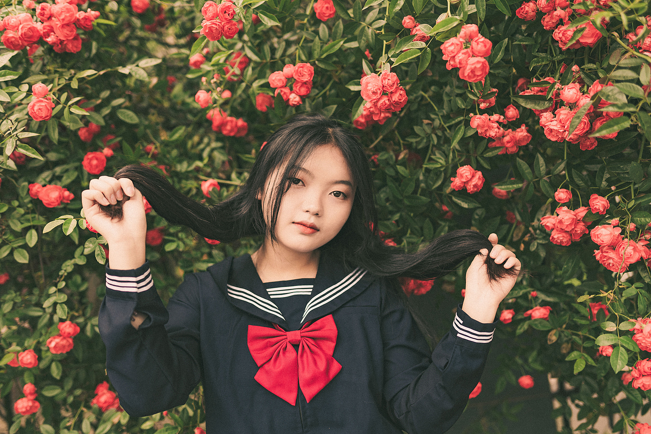 蔷薇花开（图ZMzQzMjQxODEy） - 人像摄影 - 站酷设计师鹅黄毛球原创素材 - 站酷ZCOOL