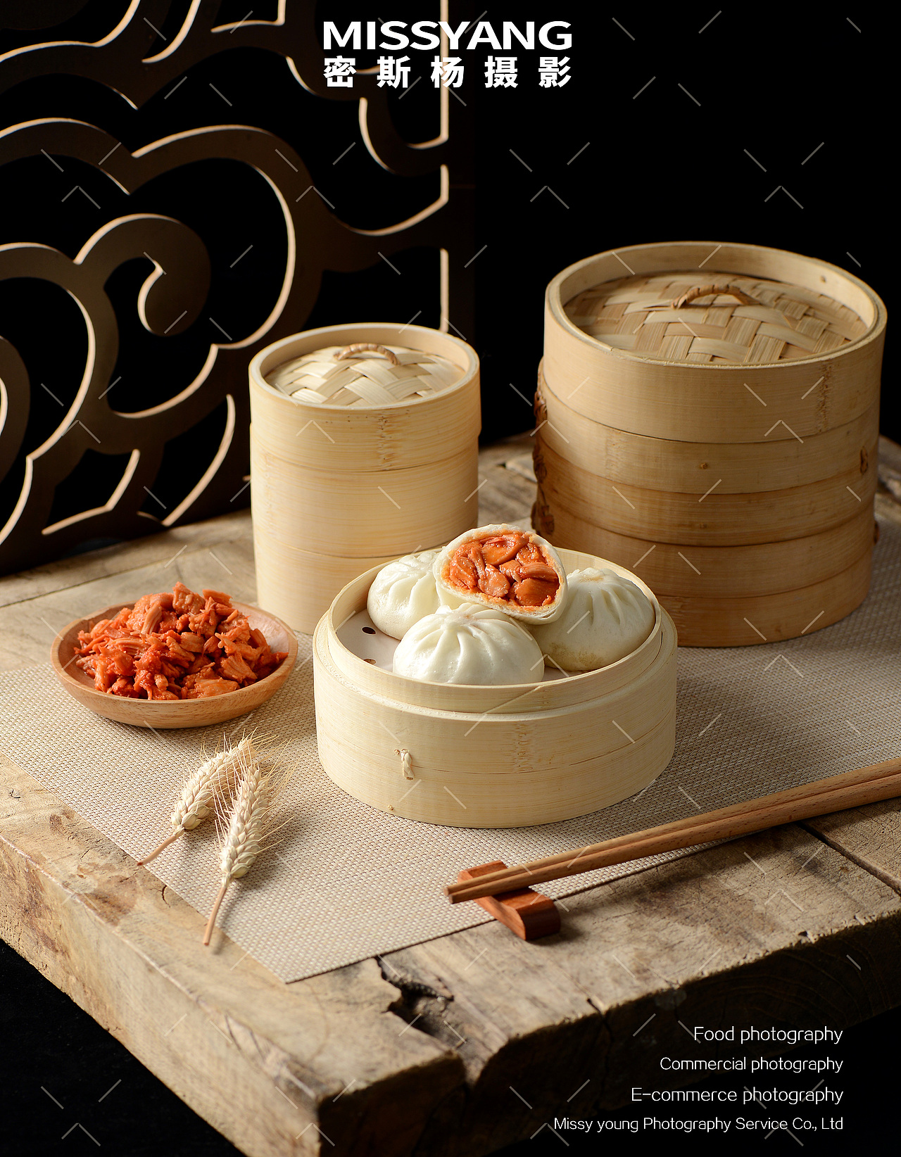 面点拍摄合集|包子烧麦寿司面食馅饼油条粽子|美食摄影