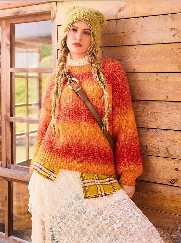 田园风女模 优雅金发女外模 平面模特 女装外模 高级