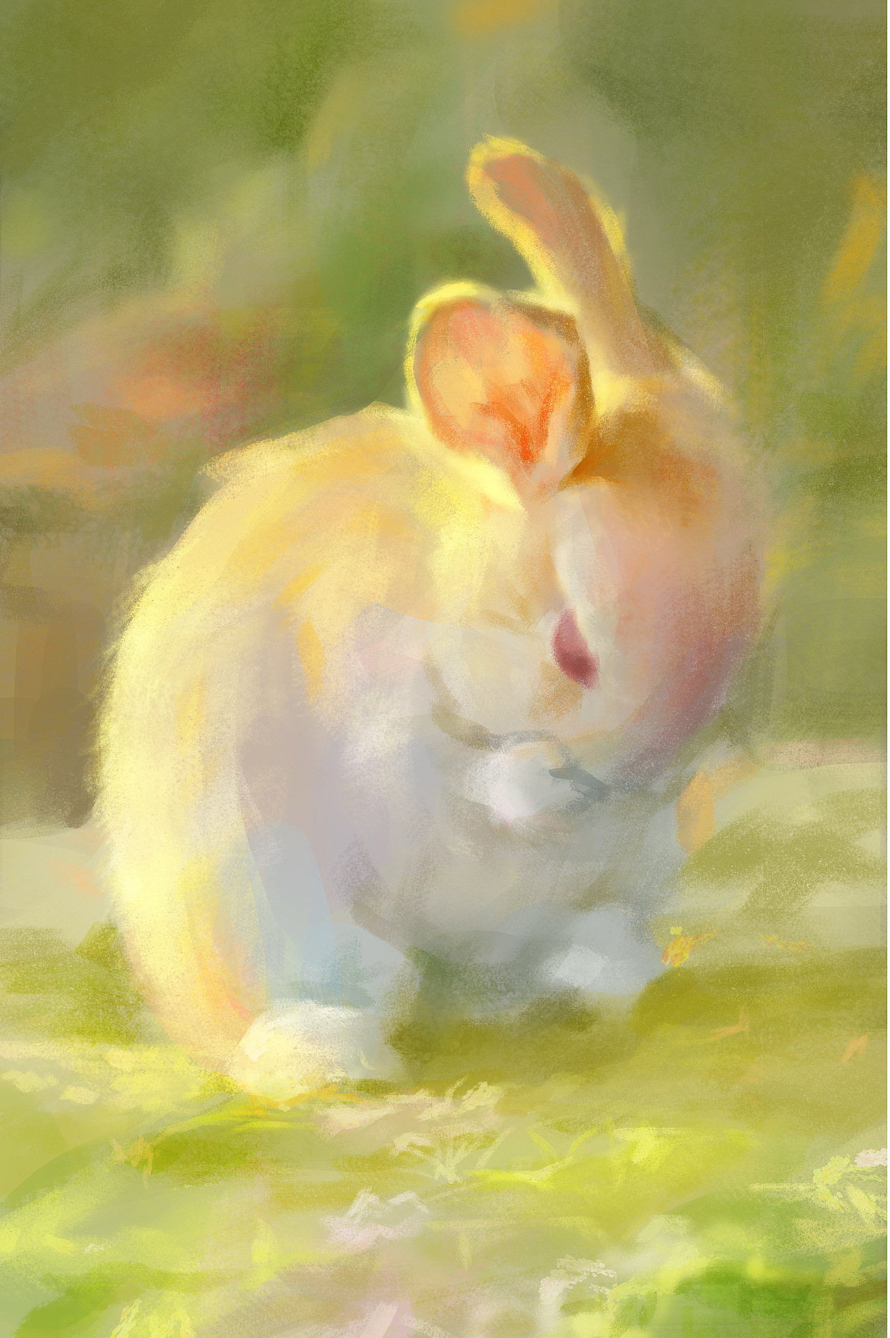 兔兔这么可爱🐰怎么能画图图