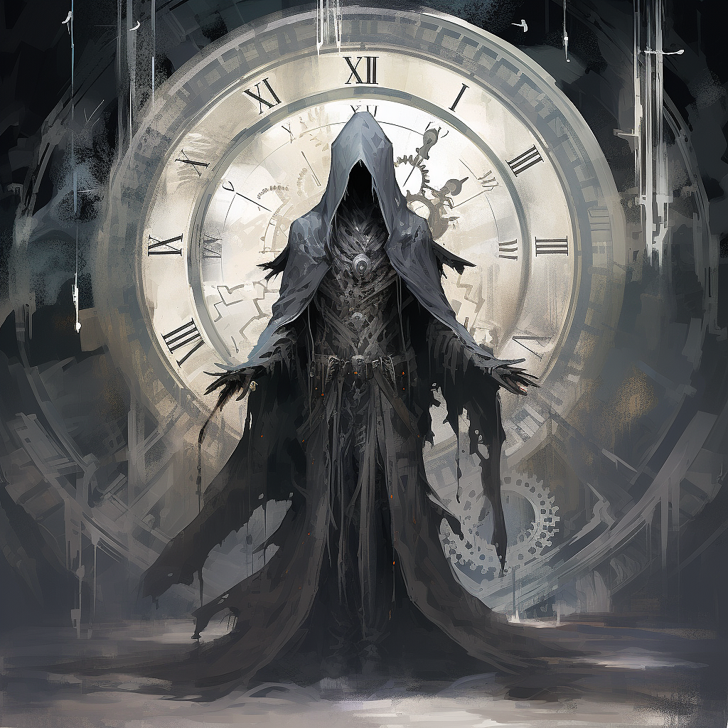 古老时钟中的神秘人物