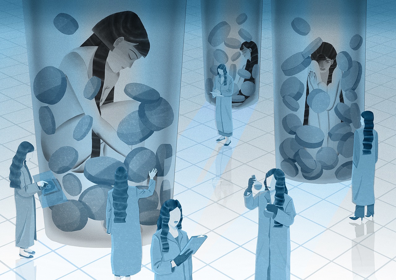 系列插画｜阴影自我（图ZMzM2NTQ5MzA0） - 艺术插画 - 站酷设计师橘盐Yann原创素材 - 站酷ZCOOL