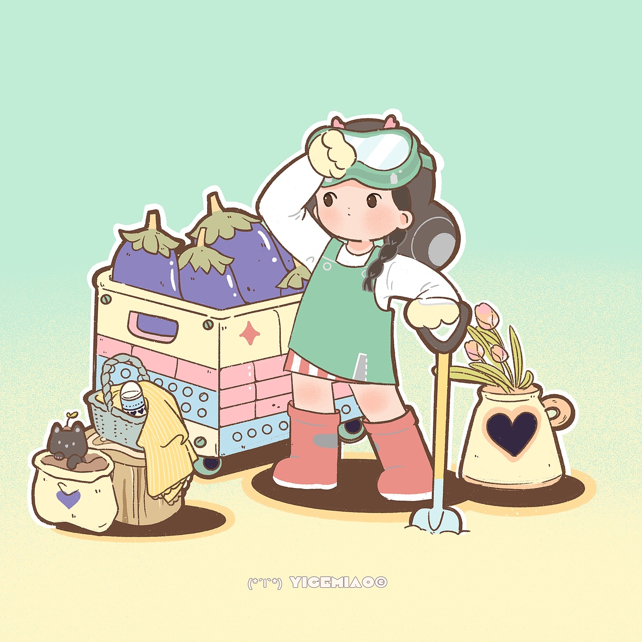 IP丨宝酱农场日记（图ZMzI0NTA4MzY4） - 创作习作 - 站酷设计师一个正常的喵原创素材 - 站酷ZCOOL