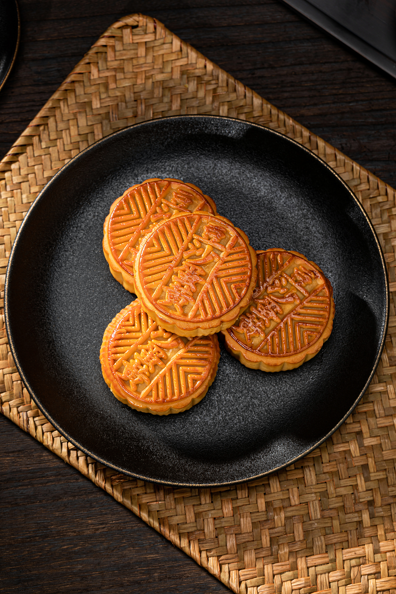 美食 点心 甜点 零食 中秋节 面点 月饼拍摄