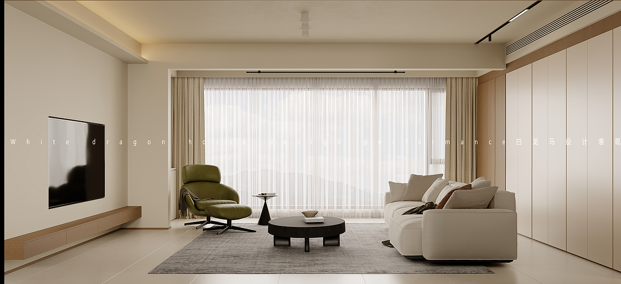 现代风—白龙马效果图