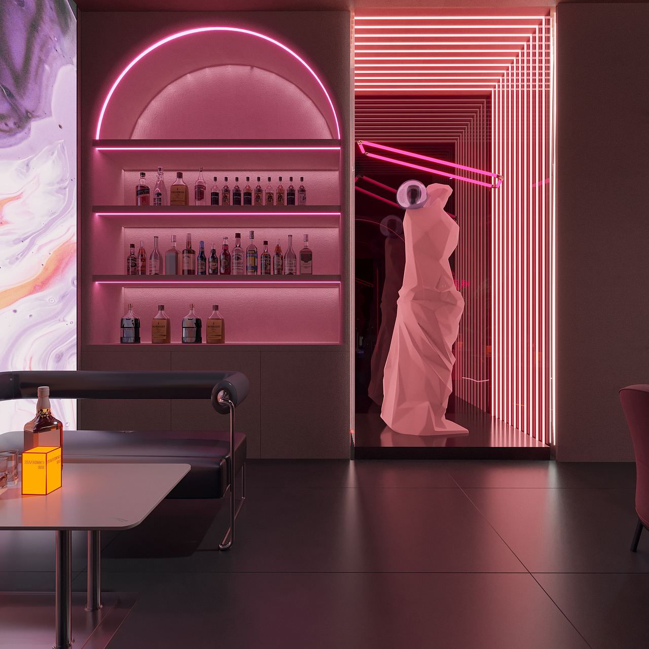 石家庄毕加索酒吧（图ZMzQyMjcxNjIw） - 商业空间设计 - 站酷设计师QlHudesign原创素材 - 站酷ZCOOL