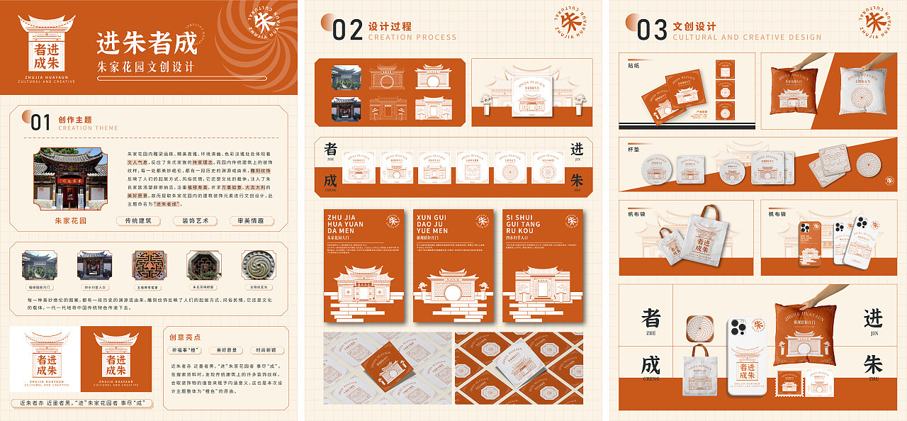 进朱者成-云南建水朱家花园-传统建筑装饰纹样文创设计（图ZMzI3MTczODIw） - 品牌 - 站酷设计师帆夫子设计原创素材 - 站酷ZCOOL